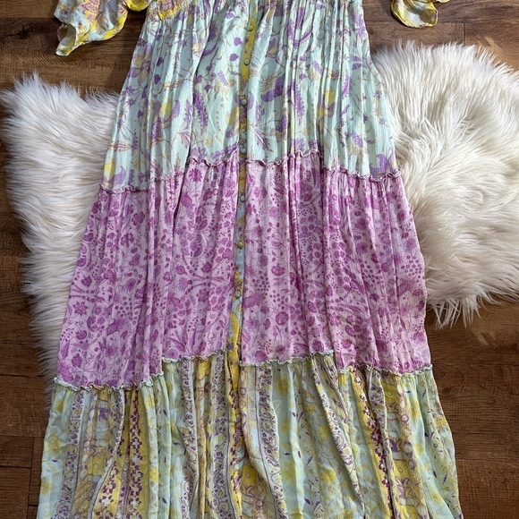 HEMANT & NANDITA Layla Printed Maxi Dress - Picture 3 of 5